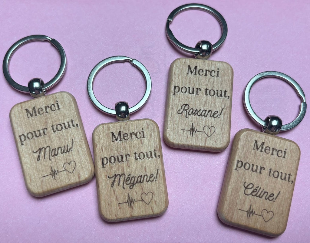 Porte clés rectangle