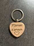 Porte clé cœur