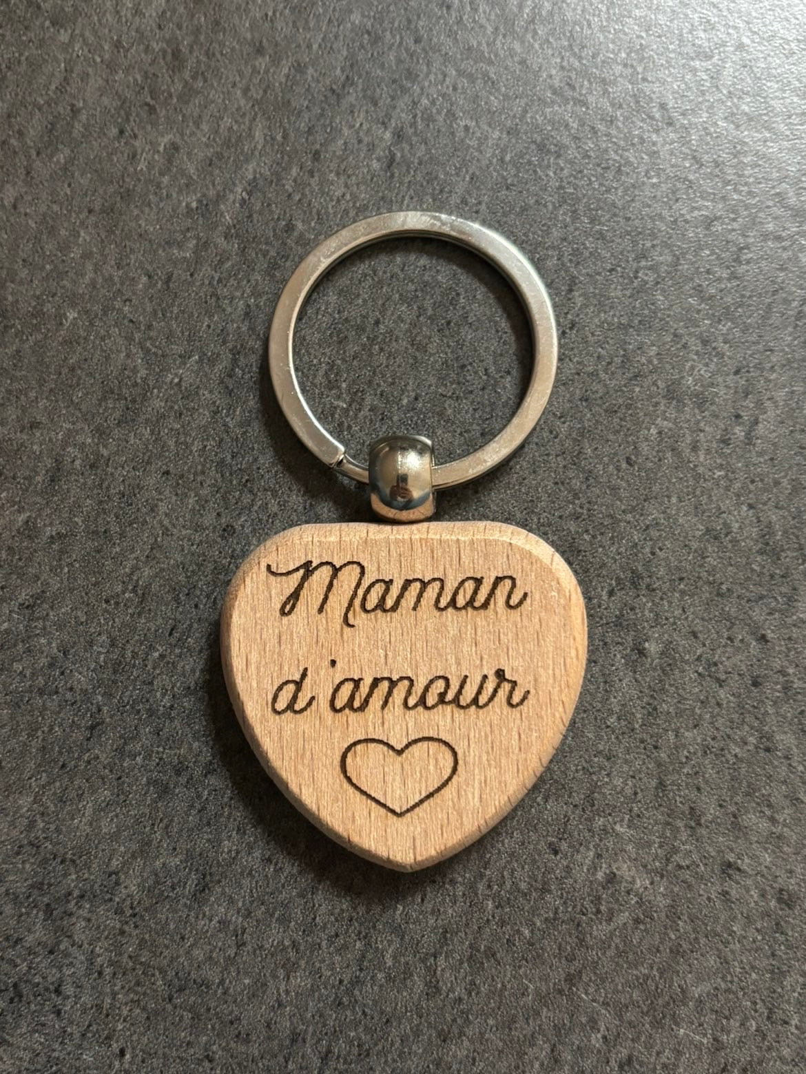 Porte clé cœur