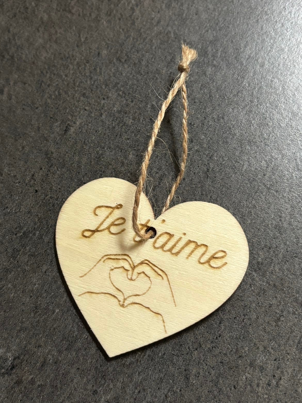 Cœur en bois