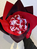 Bouquet rouge et blanc