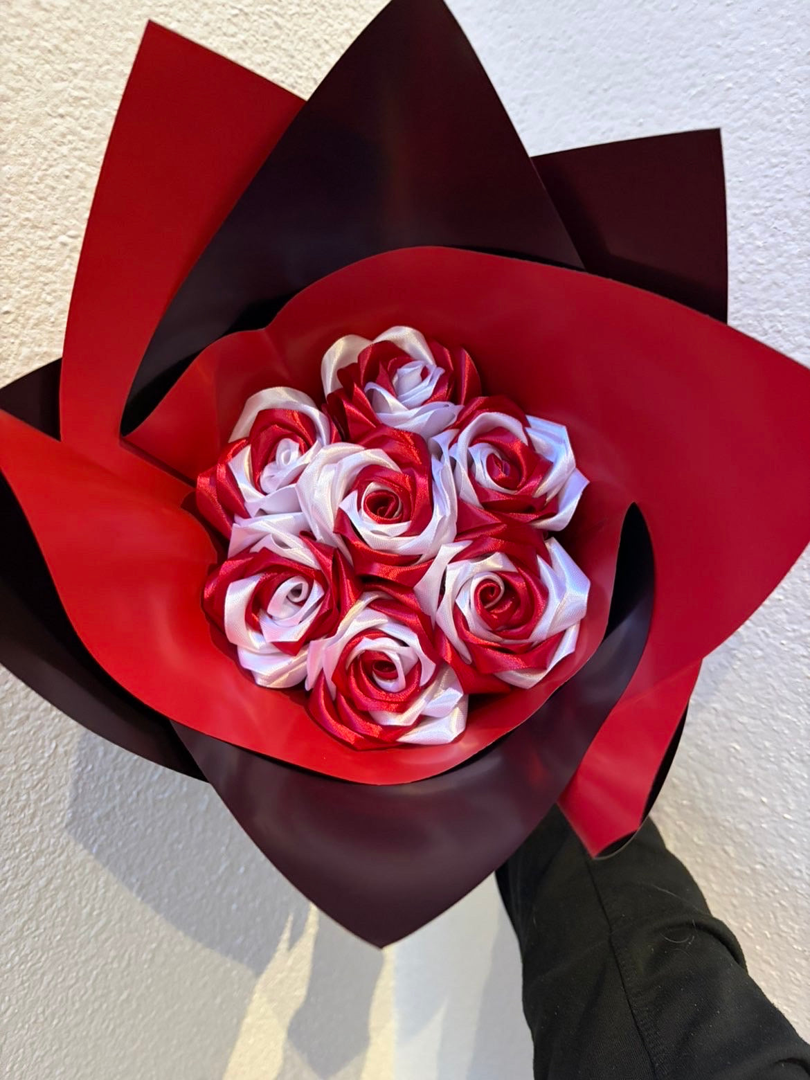 Bouquet rouge et blanc